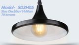 Solar Industrial Pendant Light