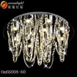 Modern Crystal Lamps Cheap crystal Ceiling Lamps U Shape Decorative Ceiling Lamps Om66008