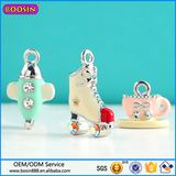 Custom Fashion Jewelry Enamel Skates Pendant Hot Sale 2016 #16952