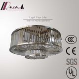 Modern Contemporary Hotel Lobby Round Crystal Pendant Lamp
