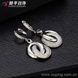 Xuping Rhodium Plated Luxury Fashion Earring (28438)