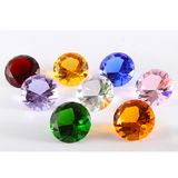 Faceted Crystal Glass Diamond of Wedding Favor Gift
