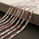 2mm Silver Metal Base Shinning Crystal Rhinestone Cup Chain