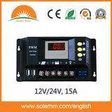 12/24V 15A LED Solar Power Controller (HM-15B)