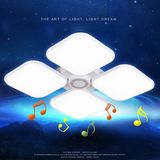 Home Acrylic Glass LED Ceiling Chandelier with Colour Changing