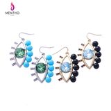 New Fashion Devil's Eye Personal Simple Shiny Gem Female Earrings