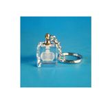 Custom 3D Effect Plastic Key Ring, Crystal Keychain (GZHY-KA074)