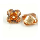 Pretty AAA Grade Flower Shape Gemstones Cubic Zirconia