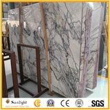 Polished Milas New York White Marble Tiles, White Milas Lilac Marble