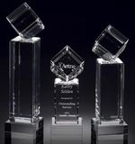 Cube Optical Crystal Trophy