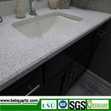 White Sparkle Quartz Vanity Top