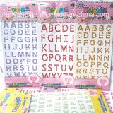 Wholesale Letters Crystal Acrylic Rhinestone Sticker (STI035)