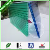 100% Virgin Crystal PC Twin-Wall Sheet Frosted Polycarbonate Hollow Sheet