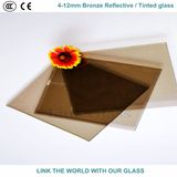 4mm Bronze & Golden Bronze Reflective / Tinted Glass with Ce & ISO9001 for Glass Window
