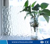 3-6mm Clear Oceanic Patterned/Figured Glass/Tempered Reflective Laminated Glass with Ce&ISO9001
