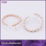Guangzhou Factory Letter C Diamonds Stud Earrings
