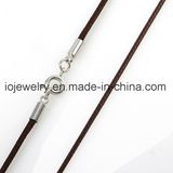 2mm 3mm Thick stainless Steel Leather Necklace