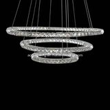 Three Rings Crystal LED Lamp 88258-3