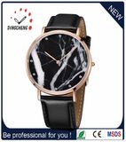 Real Marble Stainless Steel Miyota Movement Crystal Men Wrist Watch
