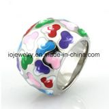 New Fashion OEM Jewelry Enamel Rings Multi Color