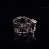 Crystal Heart Shaped Tea-Light Holders