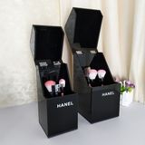 Dust -Proof Black Acrylic Cosmetic Makeup Brush Organizer