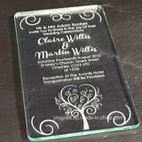 New Clear Acrylic Wedding Invitation