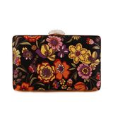 Newest Fashion Flower Women Handbag Lady Box Clutch Evening Bag