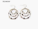 Best Quality Fashion Design Star and Crystal Hoop Earrings