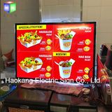 Magnetic Acrylic Picture Frame with Crystal LED Light Box Menu Sign