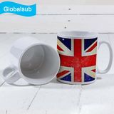 10oz Dye Sublimation Glazed White Mugs
