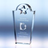 Water Cut Crystal Trophy