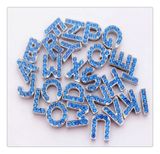 26 English Letters Crystal Pet Collar