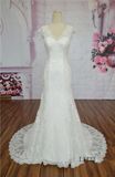 Sexy Low Back Mermaid Wedding Bridal Dress Fashion Sleeveless Dress