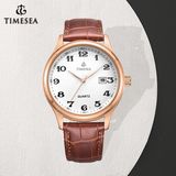 Steel Quartz Watches Men Leather Strap Luxury Man Analog Watches72622
