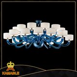 Modern Blue Glass Pendant Lamp Chandelier (KD9011-24)