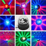 Professional Disco Light 6PCS 3W Mini LED Crystal Magic Ball