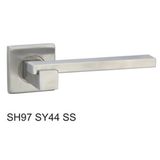 Stainless Steel Hollow Tube Lever Door Handle (SH97SY44 SS)