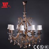 Traditional Crystal Chandelier with Glass Dressing D5d-L17