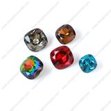 Wholsale Fashion Jewellery Cushion Cut Light Sapphire Square Crystal Stone