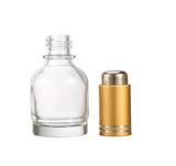 Hina Factory Black Glass Essential Oil Dropper Bottle