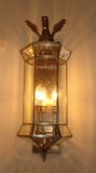 Pw-19302 Copper Wall Lamp with Glass Decorative