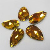 Water Drop Design Hand Sewing Crystal Stone for Garment Accessories