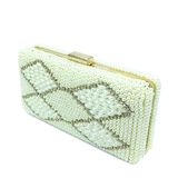 Luxury Jewelry Pearl Diamond Bead Evening Bag Clutch Bag for Lady