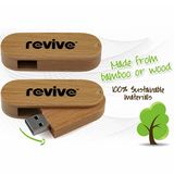 Wooden Bamboo Rotating USB Flash Drive/Pen Drive Wholesale with Top Quality Factory Price