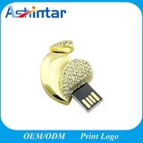 Heart Shape USB Flash Drive Crystal Mini USB Stick