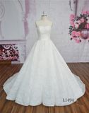 Ivory Wedding Dress Ball Gown Strapless Wedding Dress