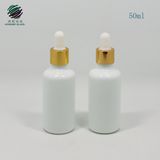 50ml White Colored Glass Dropper Bottle Cosmetic Glass Bottle for Essential Oil