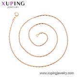44455 Fashion Man Rose Gold Color Necklace Jewelry