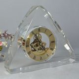 Crystal Table Clock Desk Clock for Office Set (KS60416)